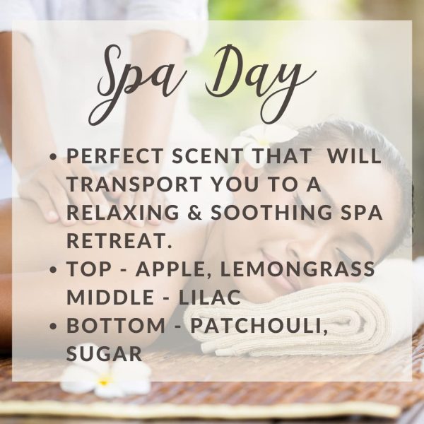 Kim and Pom Spa Day Scented Candle for Stress Relief - 100% Soy Wax, 8 oz in Glass Jar | Mother's Day Gift Ideas for her, Holiday Gift for Women - Image 6