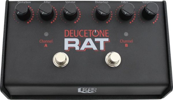 RAT Distortion Pro Co Deucetone Distortion Pedal, Black - Image 3