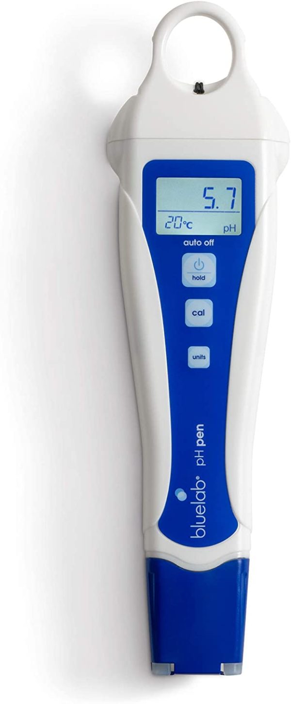 Bluelab PENPH pH Pen, Digital Meter for Water with Easy Two Point Calibration and Double Junction Probe, Test Kit for Hydroponic System and Indoor Plant Grow, White - Image 4