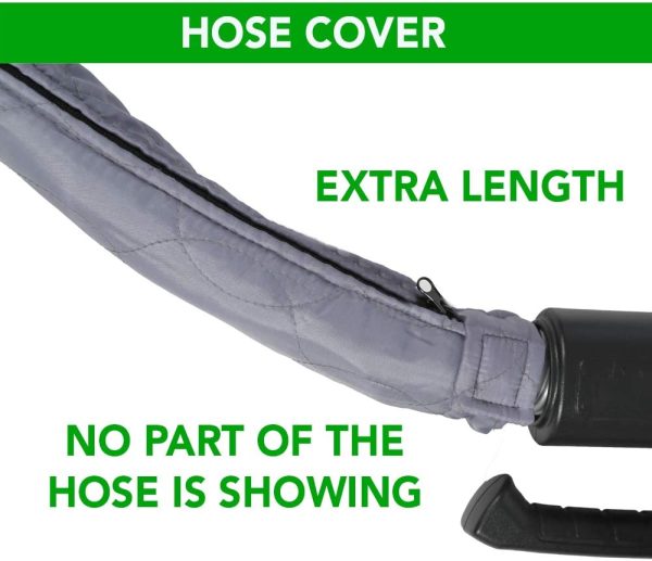 Central Vacuum Hose Cover - 35-37 ft - Paded Machine Washable Universal Cover - Image 3