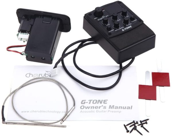 Cherub GT-3 G-Tone 3-Band EQ Equalizer Acoustic Guitar Preamp Pickup Guitar Equalizer - Image 7