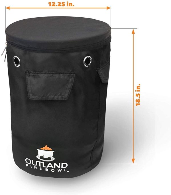 Outland Firebowl UV and Weather Resistant 740 Propane Gas Tank Cover with Stable Tabletop Feature, Fits Standard 20 lb Tank Cylinder, Ventilated with Storage Pocket - Image 4