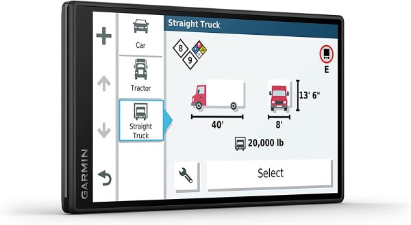 Garmin Dezl OTR500, 5.5-inch GPS Truck Navigator, Custom Truck Routing and Load-to-Dock Guidance, 010-02603-00