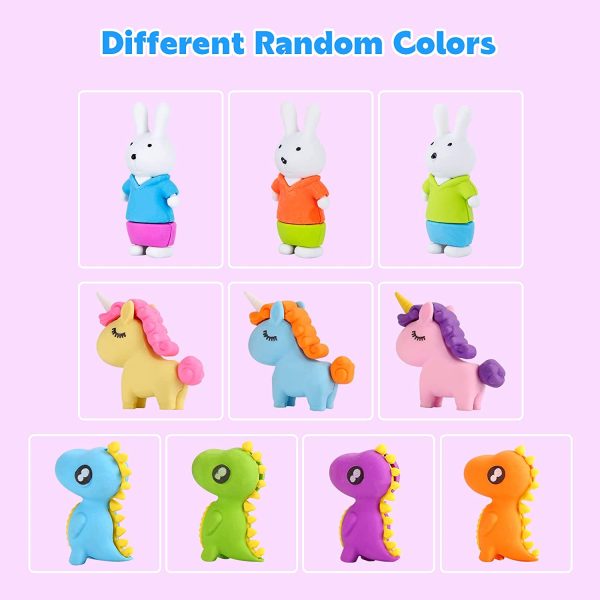 24 Pcs Easter Gifts for Kids??Easter Eggs Decoration, Easter Basket Stuffers Party Favors for Kids, Unicorn Bunny Dinosaur Anxiety Relief Sensory Fidgetget Toys - Image 7