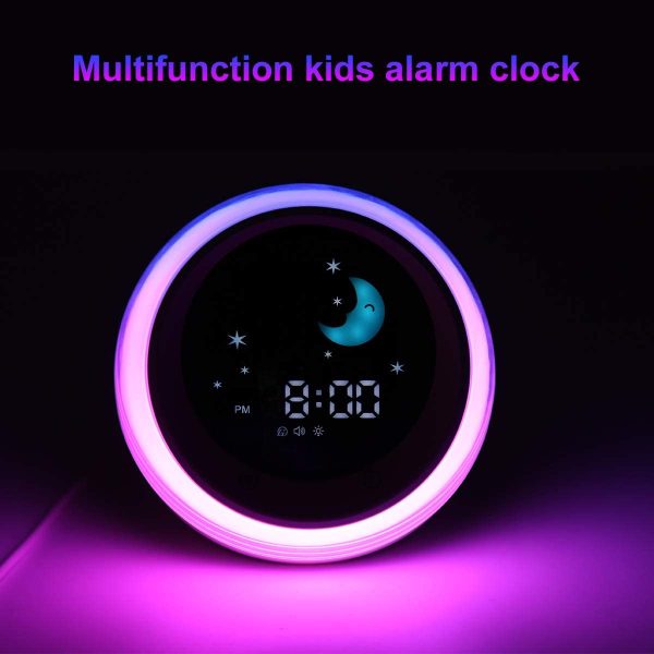 Time to Wake Alarm Clock for Kids, Children's Sleep Trainer, Kids Wake Up Light, Sleep Sound Machine - Image 5