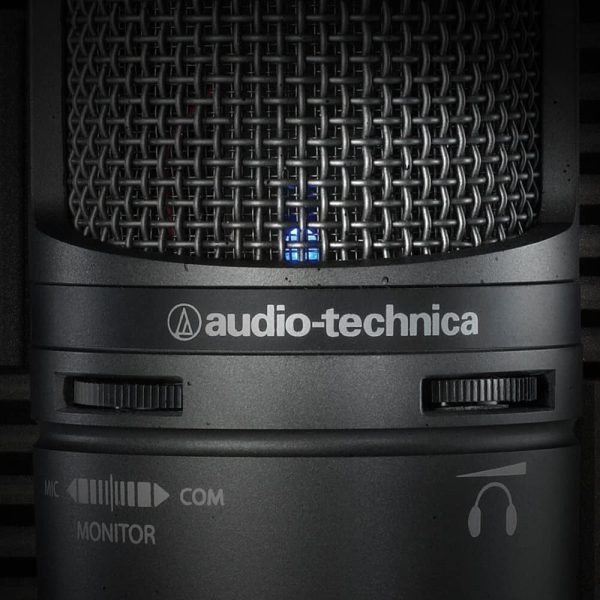 AT2020USB+ Cardioid Condenser USB Microphone, With Built-In Headphone Jack & Volume Control, Perfect for Content Creators, Black - Image 6