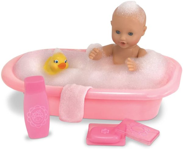 Melissa & Doug Mine to Love Baby Doll Bathtub and Accessories Set (6 Pieces) - Image 4