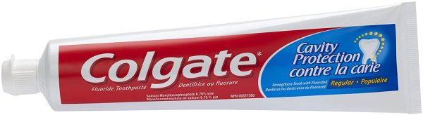 Colgate Cavity Protection Fluoride Toothpaste, Regular, 4 count X 120 mL/count - Image 2