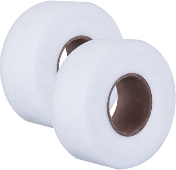 Outus Fabric Fusing Tape Adhesive Hem Tape Iron-on Tape Each 27 Yards, 2 Pack (1 Inch) - Image 5