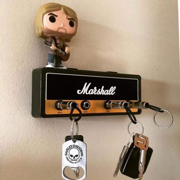 Key Holder Marshall 2.0 JCM800 Guitar Keychain Hook Wall Mounting - Image 3