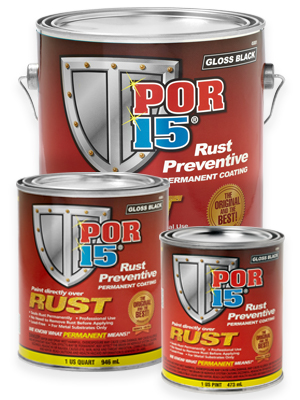 POR-15 Rust Preventive Sizes