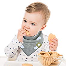 baby bandana drool bib bibs boy boys drooling teething babies toddler set gift handkerchief girl 