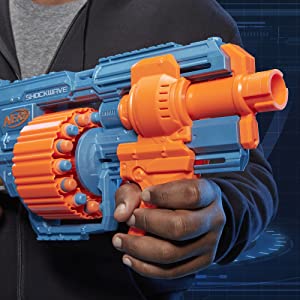 Nerf Elite 2.0 shockwave rd-15; nerf shockwave gun; nerf elite surgefire gun; nerf dart guns