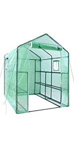 Ohuhu 3 Tiers 12 Shelves Walk-in Greenhouse