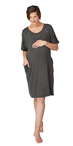 hospital gown for labor and delivery;labor and delivery gown;delivery gown;nursing nightgown;materni