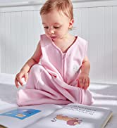 DaysU Micro Fleece Baby Sleep Sack, Baby Sleeping Bag Sleeveless with Two-Way Zipper, Sleep Sack ...