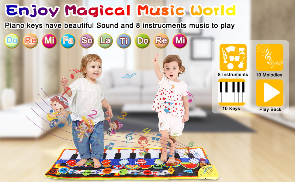 Kids Piano Mat