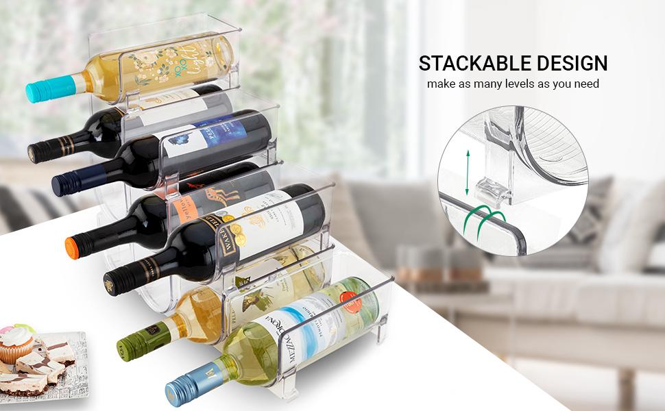 Stackable Design wine holder