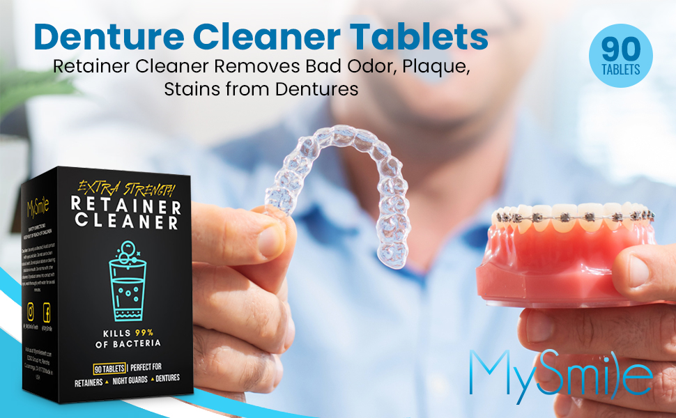 retainer cleaner denture cleaner tablets