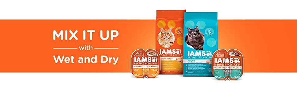 Mix it Up, Wet and Dry, Kibble, Wet Cat Food, Mixed Feeding, Cat Food Bag, Canned Cat Food 