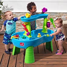 rain shower splash pond water table