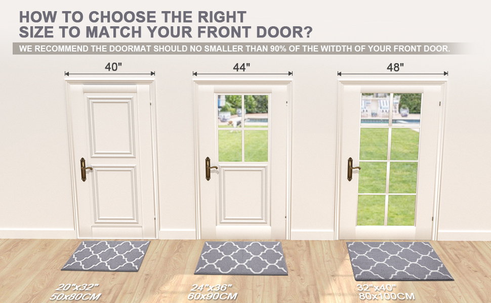 Choose the right size to match your front door!