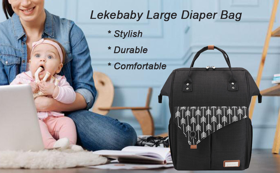 lekebaby diaper bag backpack