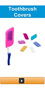 silicone toothbrush covers