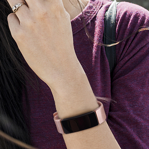 fitbit inspire hr bands rose gold