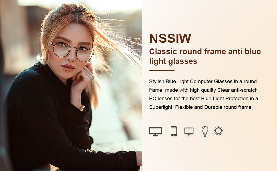 blue light glasses for women