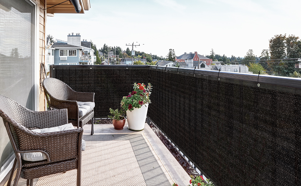 fence privacy screen outdoor deck privacy screenbalcony privacy screen cover fence screening