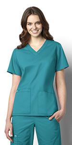 Stretch, WonderWink, Scrubs, Hospital, Uniforms, Tops