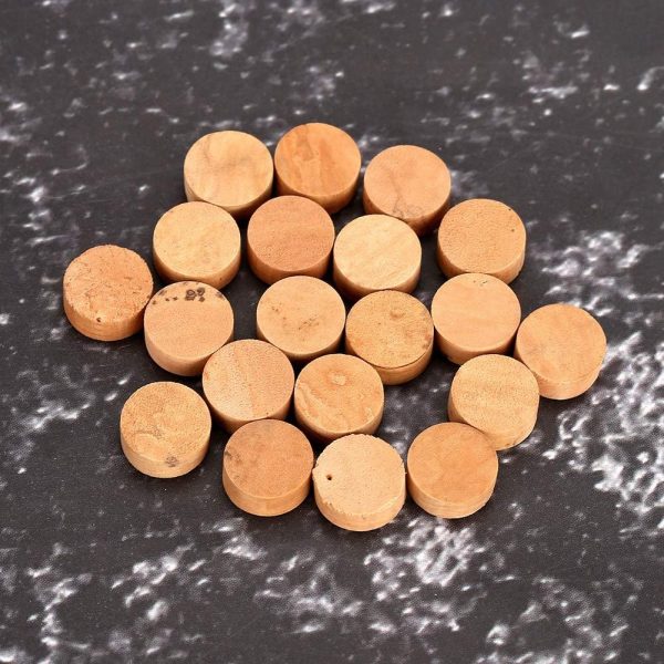 20Pcs Wood Repairing Cork Pads Trumpet Trombone Trumpet Trumpet Spit Valve Cork Trumpet Musical Instruments Repair Replacement Accessories 9.5mm / 0.4in - Image 6