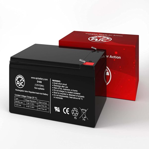 Long Way LW-6FM10 12V 10Ah Sealed Lead Acid Battery - This is an  Brand Replacement - Image 2