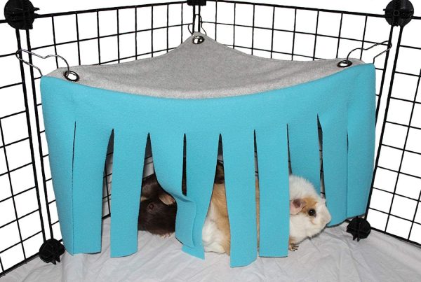 ASOCEA Small Animal Hamster Tent Hammock Pet Hideout Cage Accessories Nest Bed for Bunny Guinea Pig Chinchilla Hedgehog Rat Squirrel Ferret Dwarf - Image 5