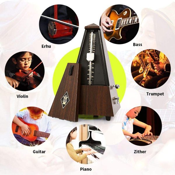 YTYC Mechanical Metronome,Piano Mechanical Metronome, Music Timer For Musician Guitar Piano Drum Violin Track Beat And Tempo - Image 6