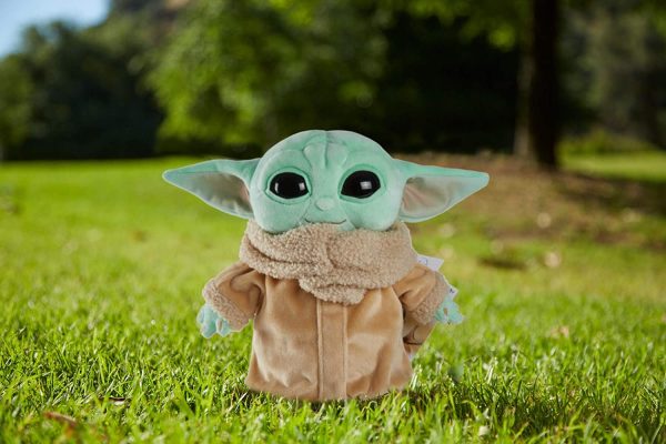 Star Wars The Child Plush Toy, 8-in Small Yoda Baby Figure from The Mandalorian, Collectible Stuffed Character for Movie Fans of All Ages, 3 and Older - Image 2