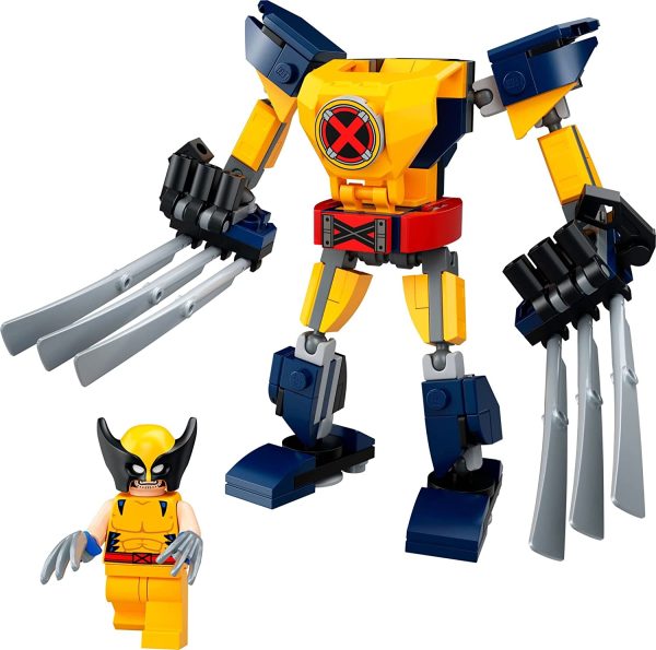 LEGO Marvel Wolverine Mech Armor 76202 Building Kit; Collectible Mech and Minifigure for Wolverine Fans Aged 7+ (141 Pieces) - Image 2