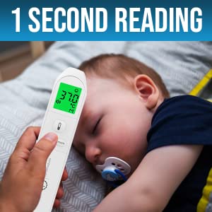 1 second reading baby adult temperature thermometer gun