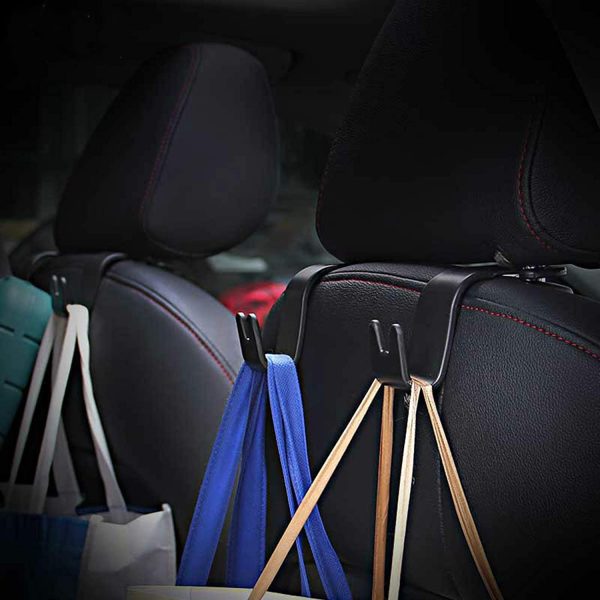 4 Pack Car Hooks for Purses and bags Auto Headrest hook Car Back Seat Purse Hanger - Image 7