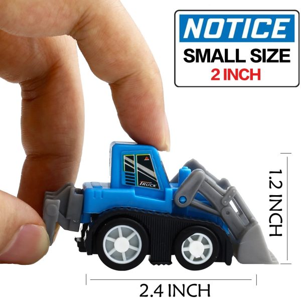 Pull Back Vehicles,12 Pack Assorted Construction Vehicles and Raced Car Toy,Yeonha Toys Vehicles Truck Mini Car Toy for Kids Toddlers Boys,Pull Back and Go Car Toy Play Set - Image 5