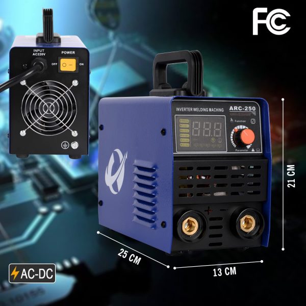 ARC 250 Welding Machine IGBT Inverter Welder??AC-DC 110V &220V 250 AMP Mini Welders with LCD Display Suit 2.5-4.2 MM Welding Rod Equipment with Accessories Tools 2021 New Model?? - Image 4