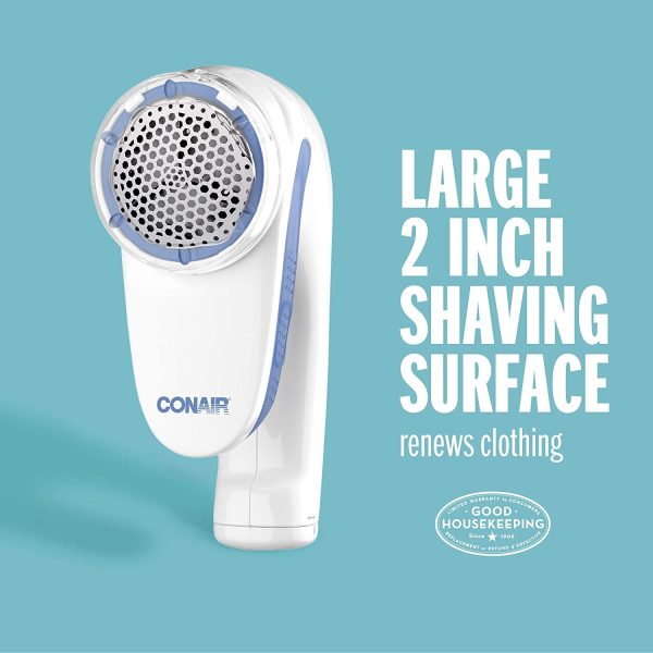 Conair CLS1WC Battery Operated Fabric Defuzzer, white - Image 5