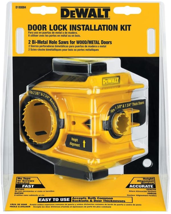 DEWALT D180004 Bi-Metal Door Lock Installation Kit - Image 2