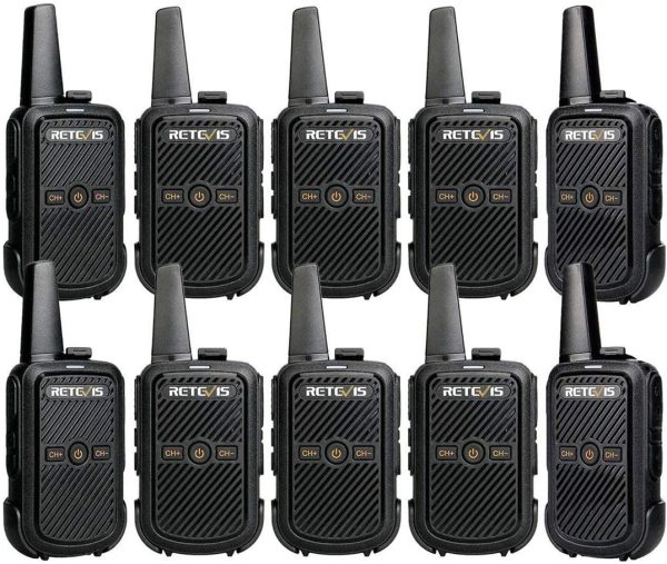 RT15 Two Way Radios Rechargeable VOX Mini Walkie Talkies Handheld 2 Way Radio (10 Pack) - Image 7