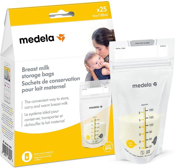 Medela Inc Breast Milk Storage Bags, White, 25 Count - Image 5