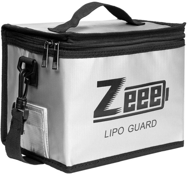 Lipo Safe Bag Fireproof Explosionproof Bag Large Capacity Lipo Battery Storage Guard Safe Pouch for Charge & Storage(8.46 x 6.5 x 5.71 in) - Image 3