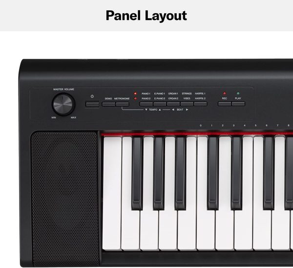 Yamaha NP32 76-Key Lightweight Portable Keyboard, Black - Image 4