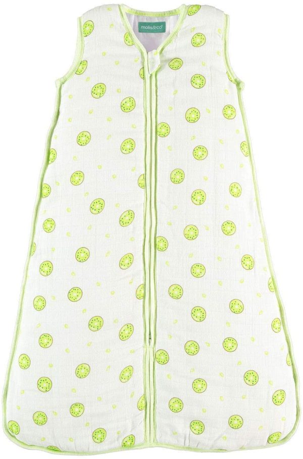 Baby Sleep Bag and Sack 6-12 Months, Super Soft and Light Muslin Wearable Blanket, Unisex Kiwi Print 30.3'' 0.5 TOG - Image 3