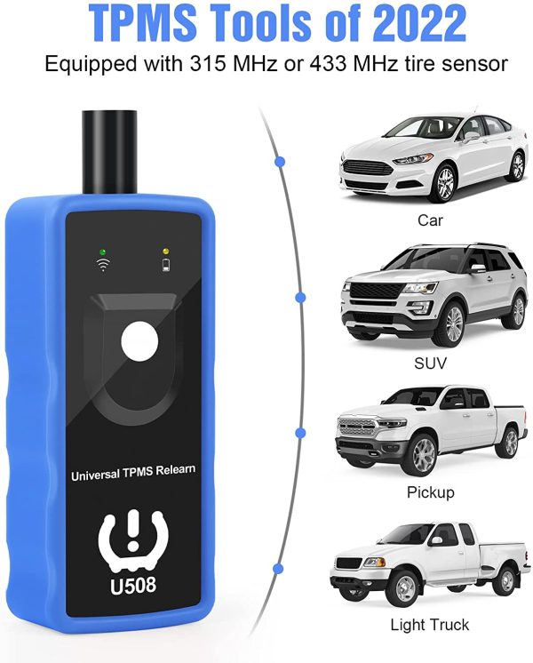 TPMS Reset Tool Auto Tire Pressure Monitor Sensor Relearn Activation Tool U508 Universal - Image 3